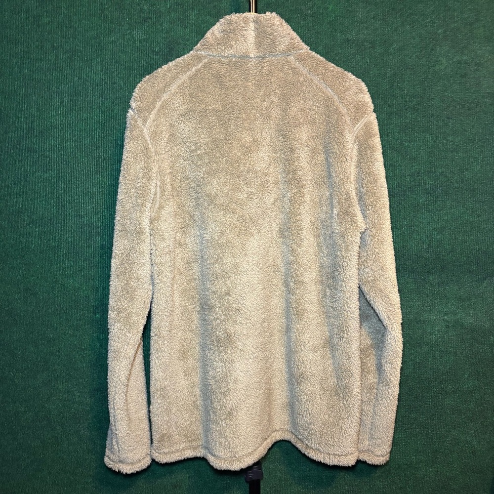 Patagonia Teddy Fleece Quarter-Zip Pullover - Tan - Picture 2 of 5
